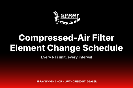 Compressed-Air Filter Element Change Schedule — Spray Booth Shop paint booth blog