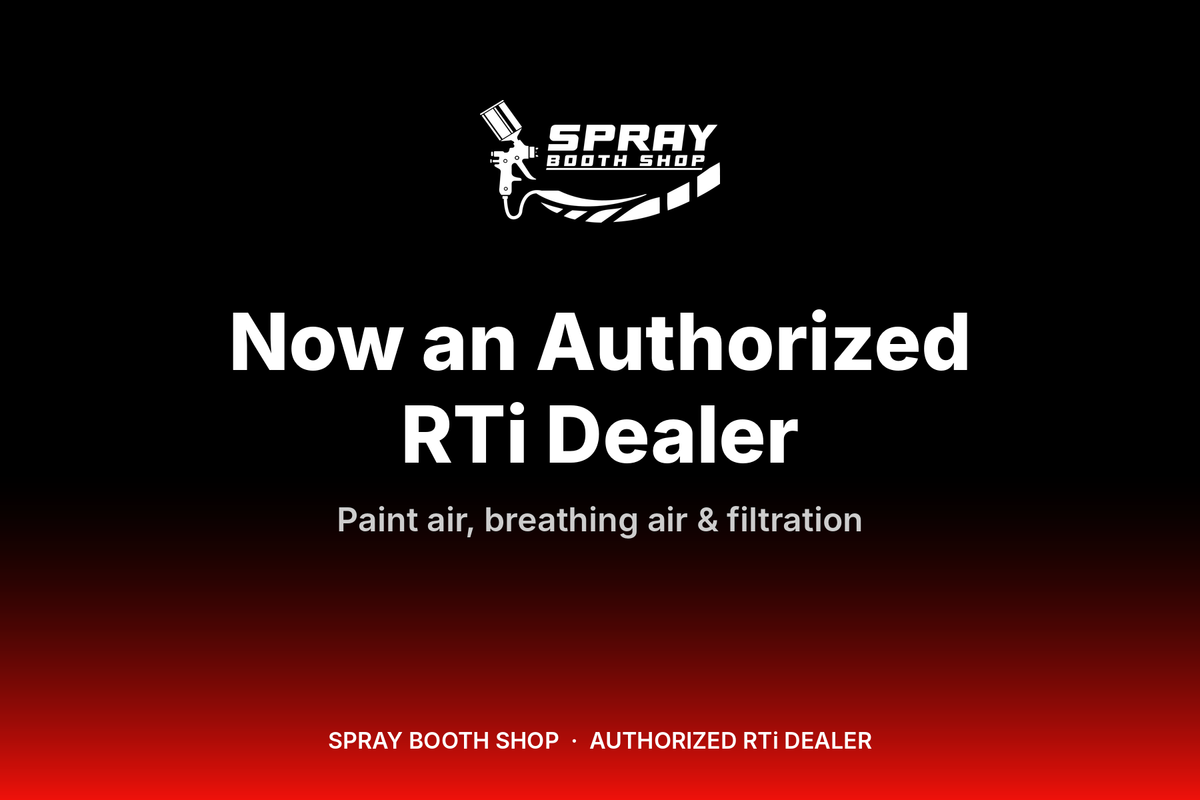 Spray Booth Shop is now an authorized RTi dealer
