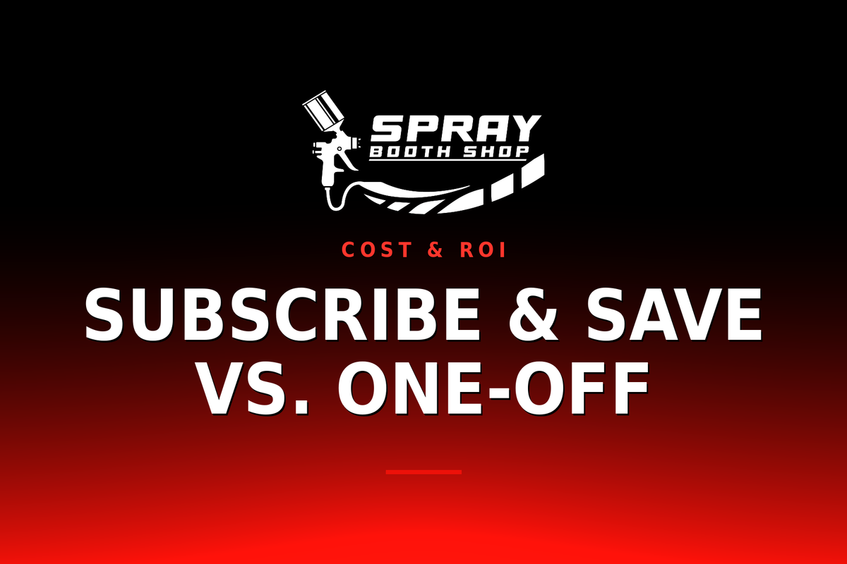 Subscribe & Save vs. One-Off — Spray Booth Shop paint booth blog