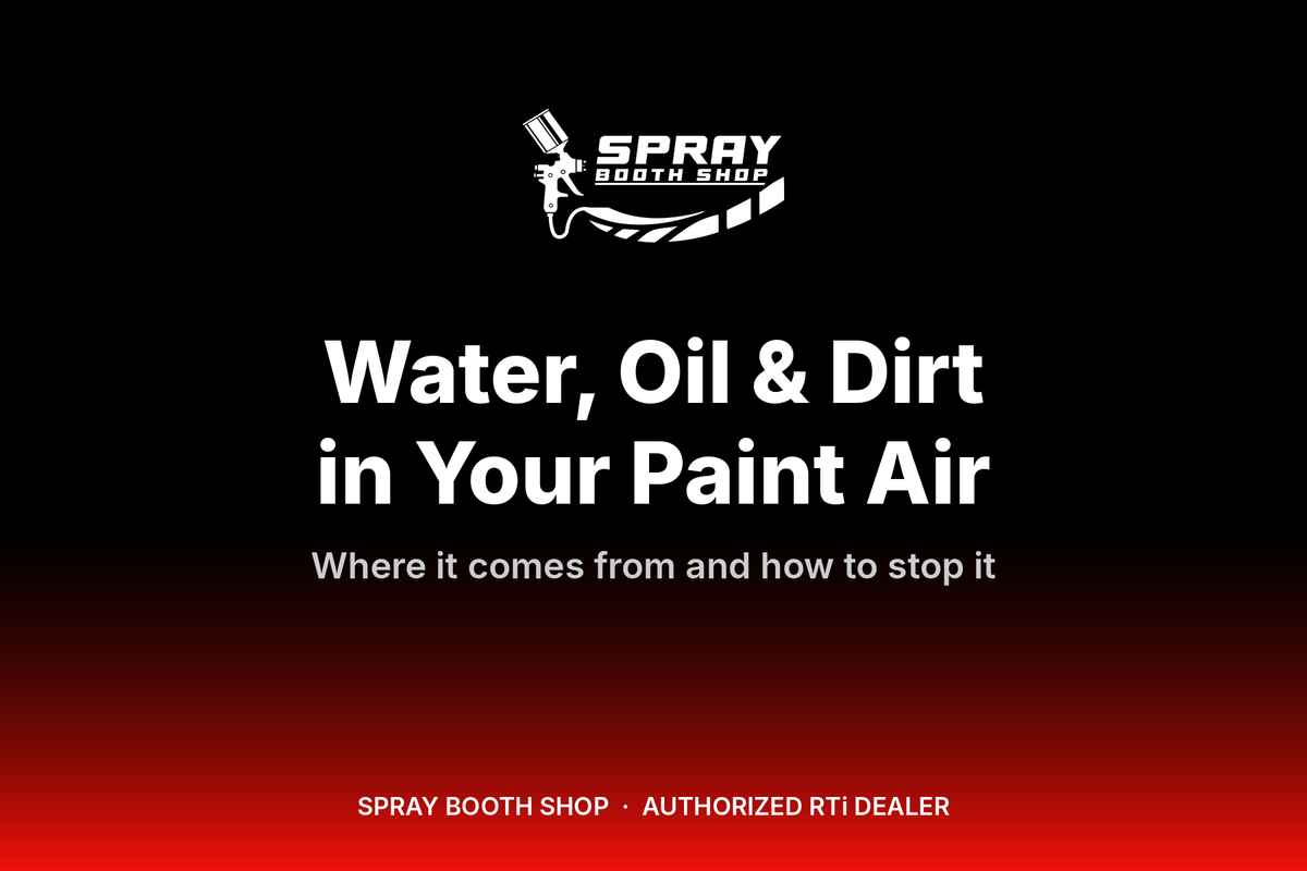 Water, Oil and Dirt in Your Paint Air — Spray Booth Shop paint booth blog