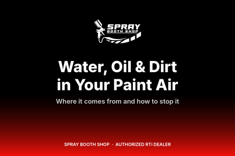 Water, Oil and Dirt in Your Paint Air — Spray Booth Shop paint booth blog