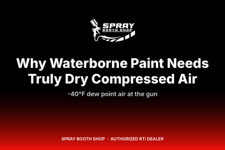 Why Waterborne Paint Needs Truly Dry Compressed Air — Spray Booth Shop paint booth blog