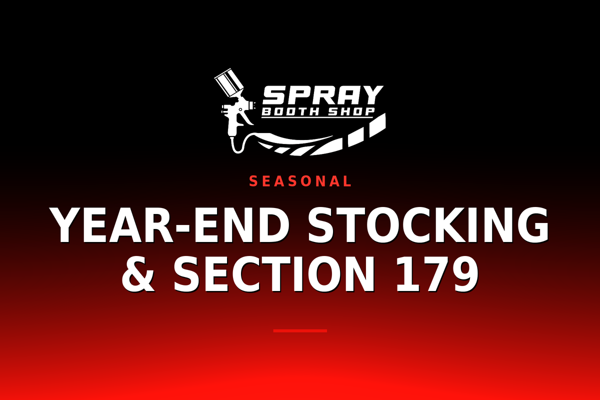 Year-End Stocking & Section 179 — Spray Booth Shop paint booth blog