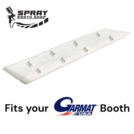Garmat paint booth ceiling filter blanket — fits Garmat 3000, Tier 1, Chinook, Frontier