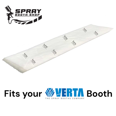Nova Verta paint booth ceiling filter blanket — fits Prestige, Raptor Series