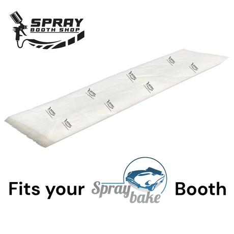 Spraybake paint booth ceiling filter blanket — fits legacy UK & Canada booths