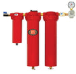RTi Eliminator II EH7000-3R three-stage desiccant dryer with regulator and gauge